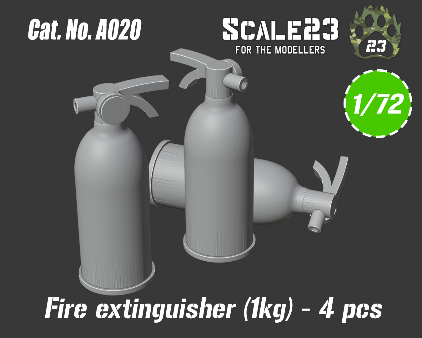 Fire extinguisher 1kg (4pc)