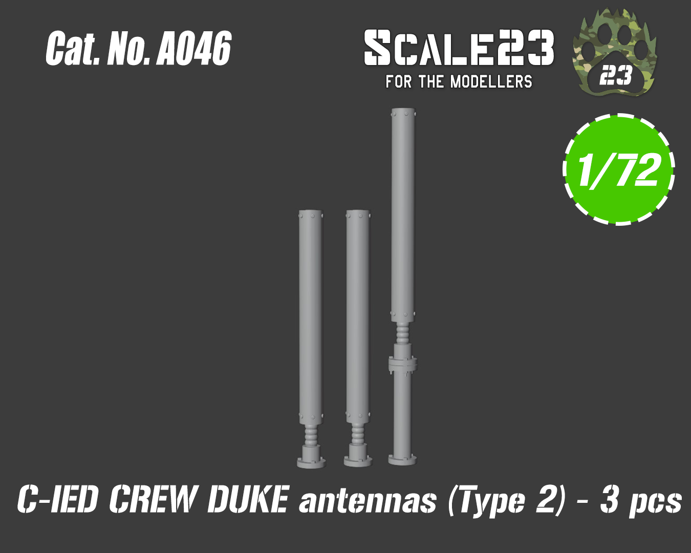 C-IED CREW DUKE antenna - type 2 (3pc)