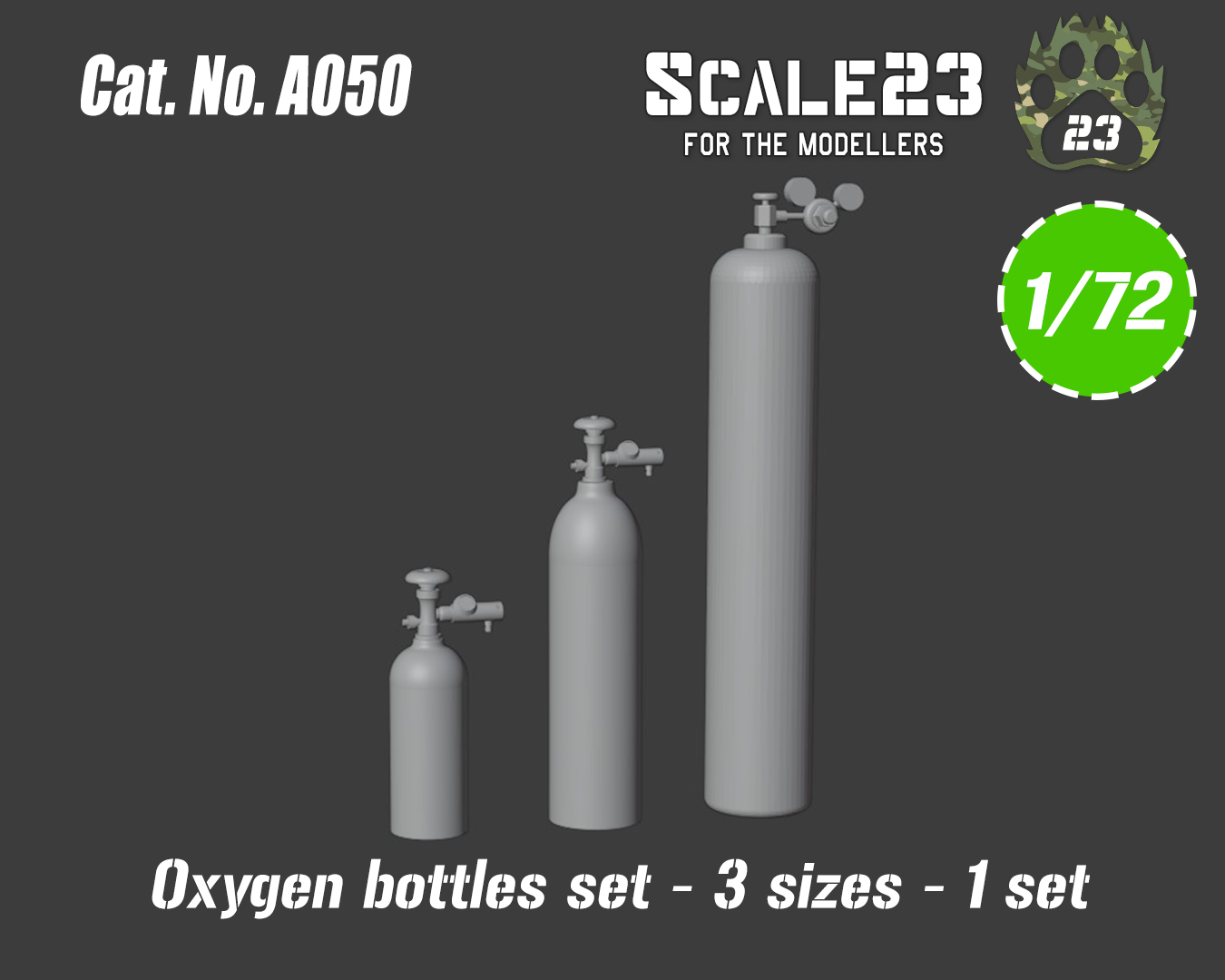 Oxygen bottle set