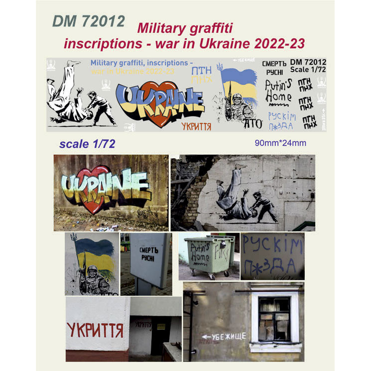 Wall graffiti - Ukraine 2022-2023 - set 2