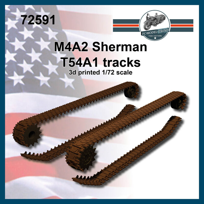 M4A2 Sherman T54 tracks