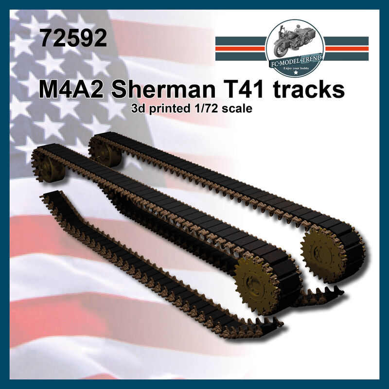 M4A2 Sherman T41 tracks