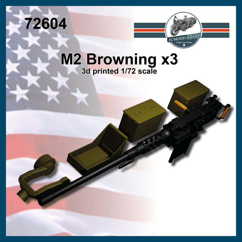 12.7mm M2 Browning (3pc)