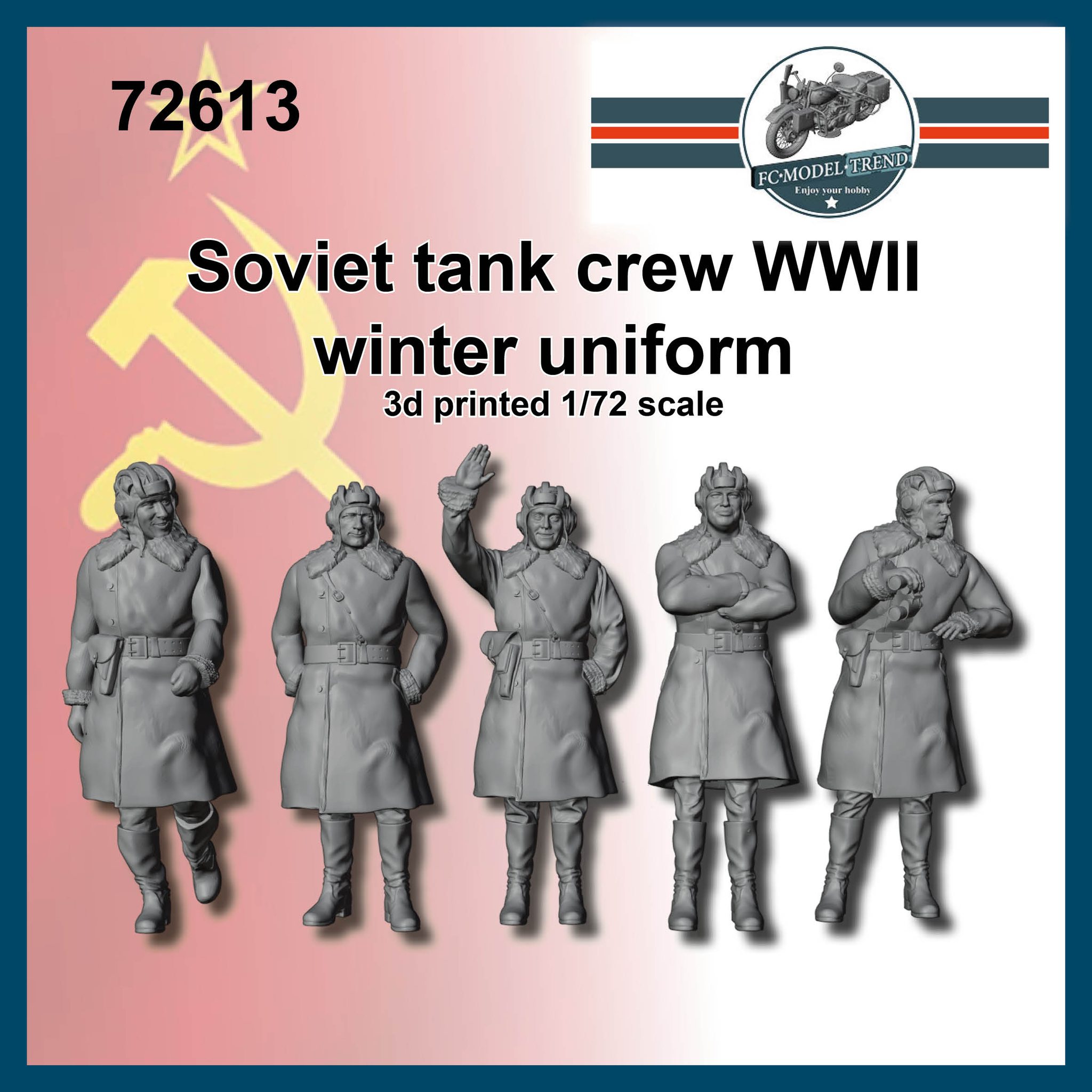 WW2 Soviet tank crew - winter