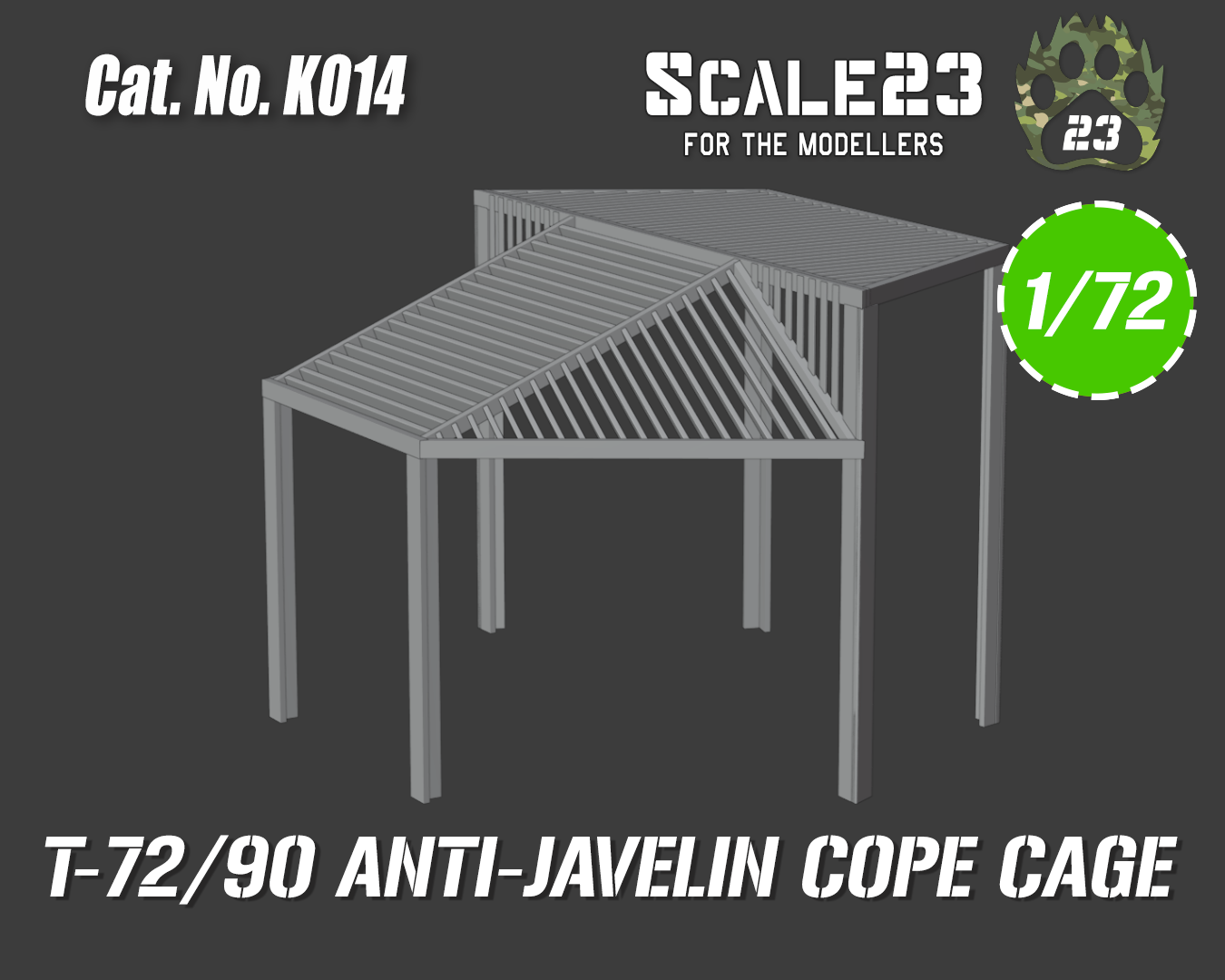 Anti-Javelin Cope Cage for T-72/80/90