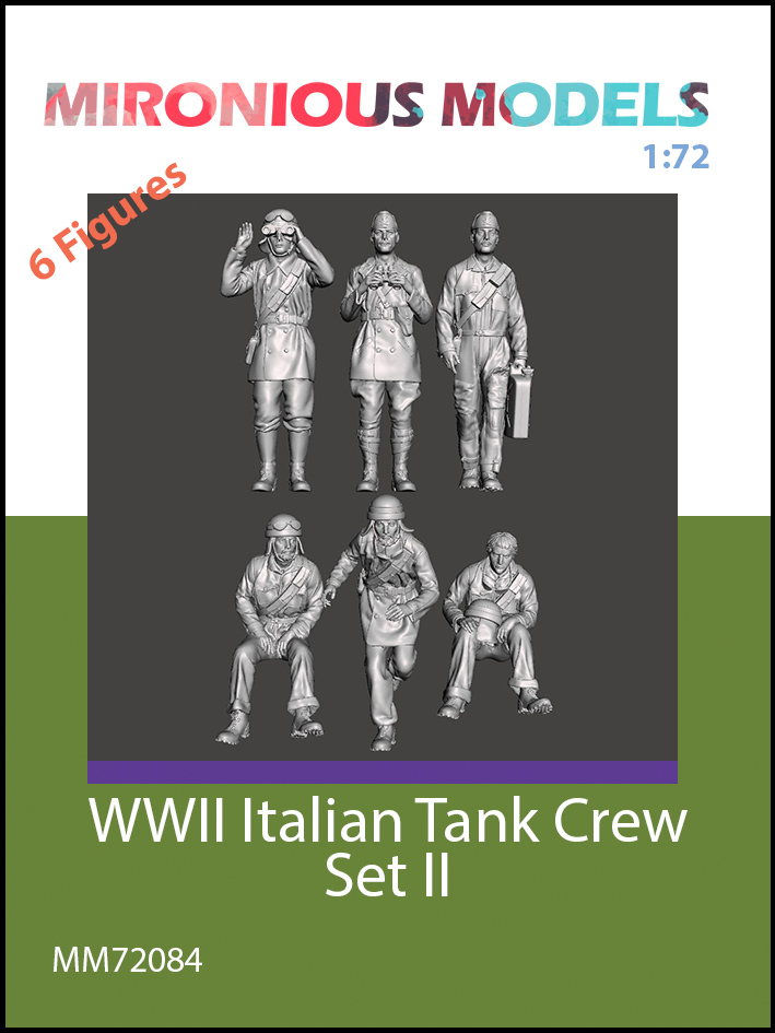 WW2 Italian tank crew - set 2