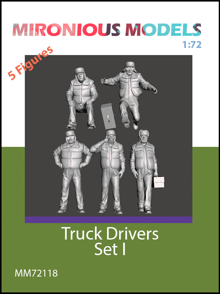 Truck drivers - winter - set 1