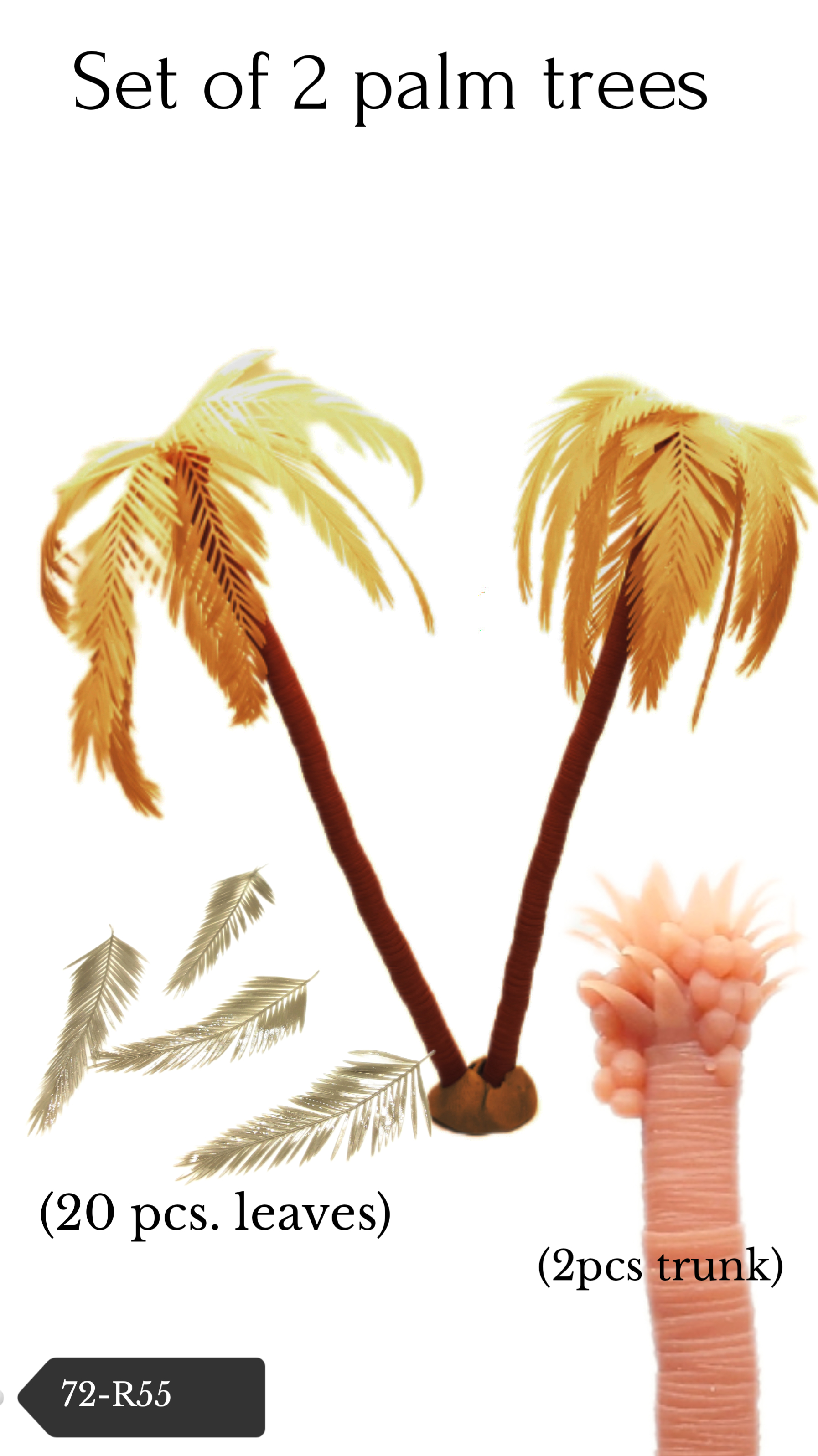 Palm tree (2pc)
