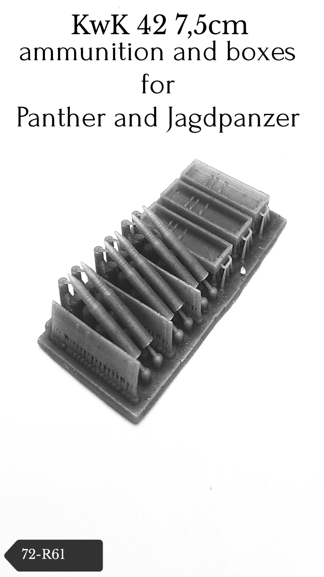 7,5cm Kwk 42 ammo & crates - Click Image to Close