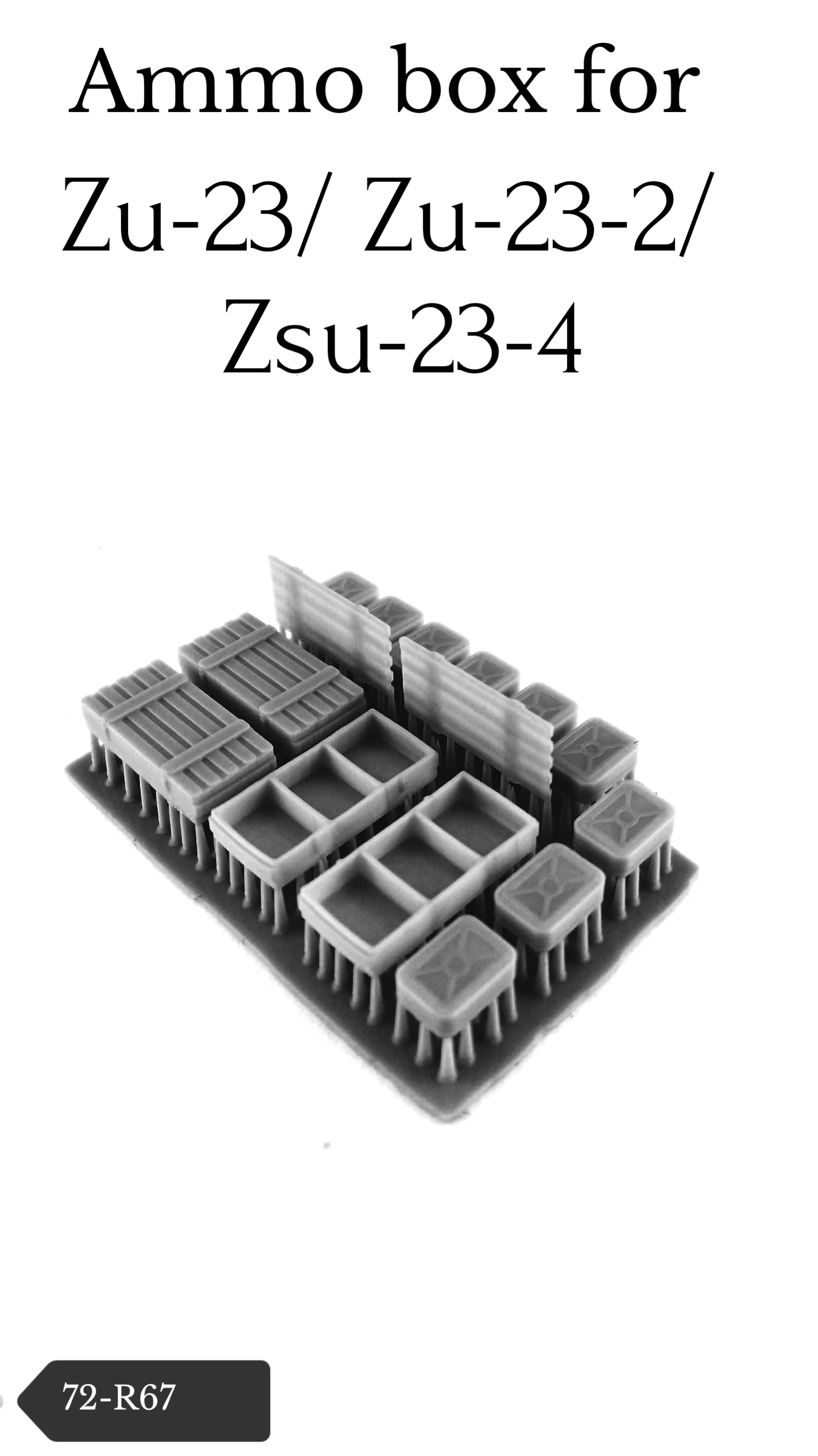 ZU-23 / ZU-23-2 / ZSU-23-4 ammo boxes