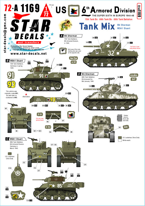 U.S. 6th Armored Division - set 3 - Click Image to Close