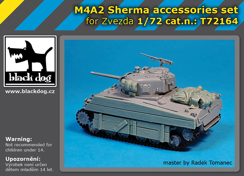 Sherman M4A2 stowage & wooden armor (ZVE)