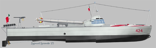 Italian Motorboat M.A.S. 424