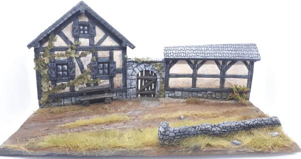 "Farm yard" diorama base