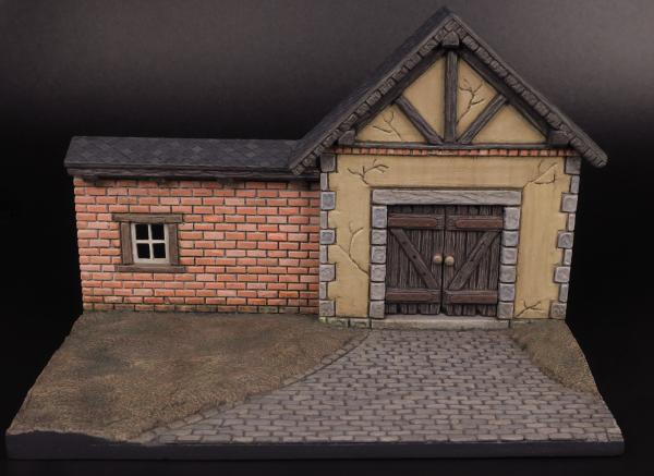 "Barn" diorama base