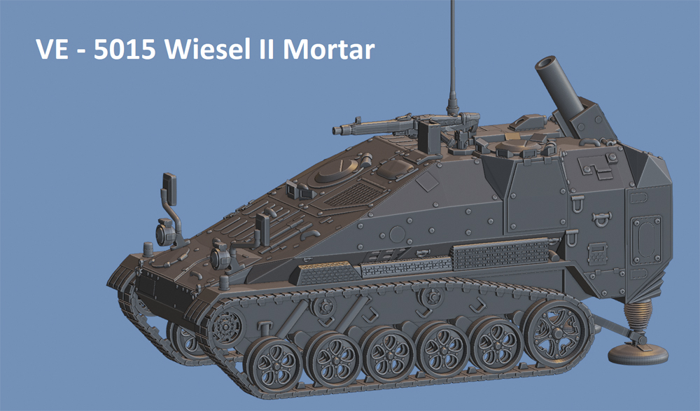 Wiesel II Mortar - firing