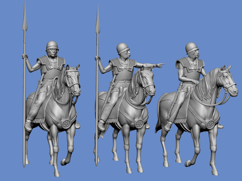 Celtic warriors - cavalry - set 1