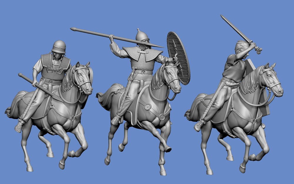 Celtic warriors - cavalry - set 2