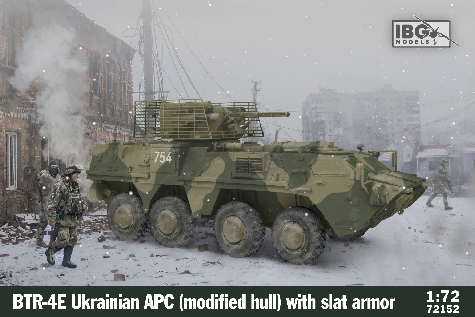 BTR-4E (modified hull) with slat