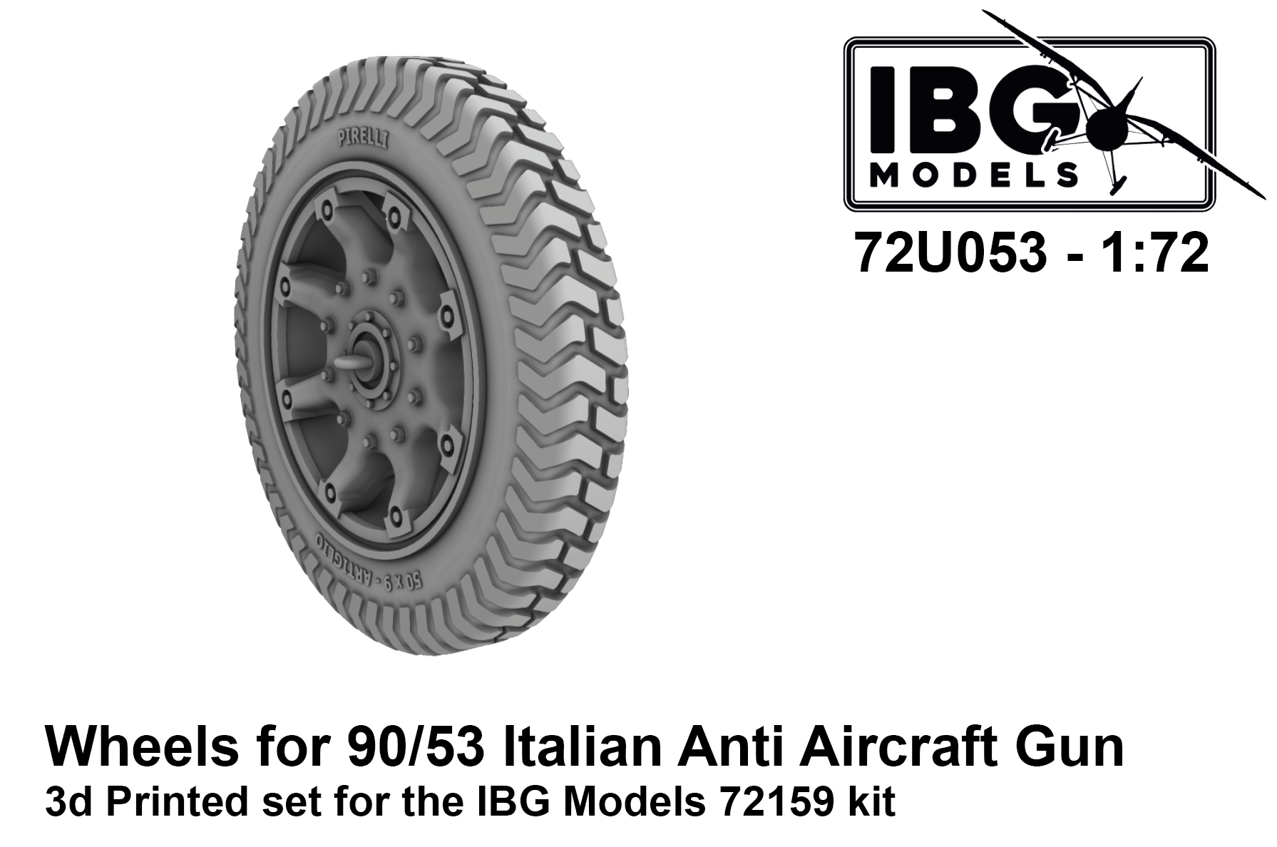 90mm Cannone da 90/53 wheels (IBG)