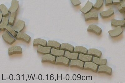 Paving-stones type V - light grey (10000pcs)