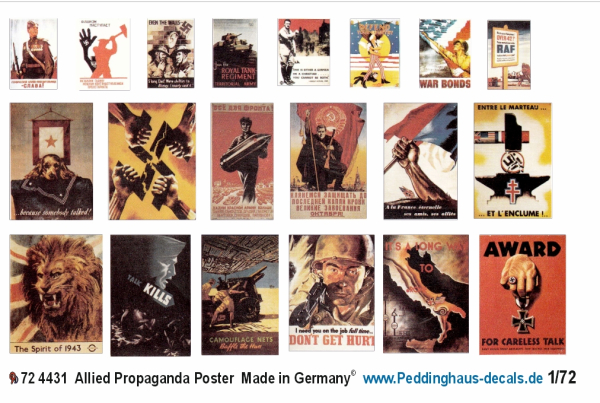 WW2 Allied propaganda posters