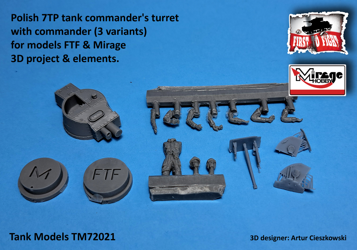 7TP Command Turret with Commander (FTF/MIR)